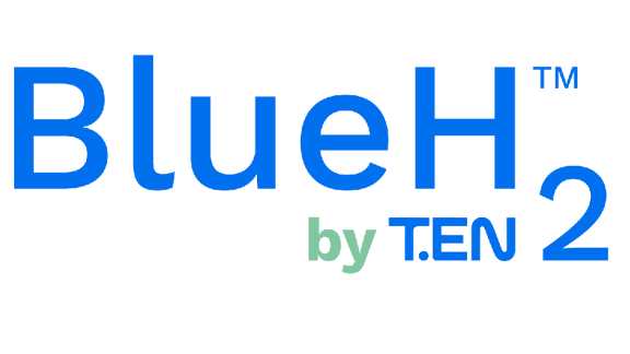 Blue H₂ by T.EN logo
